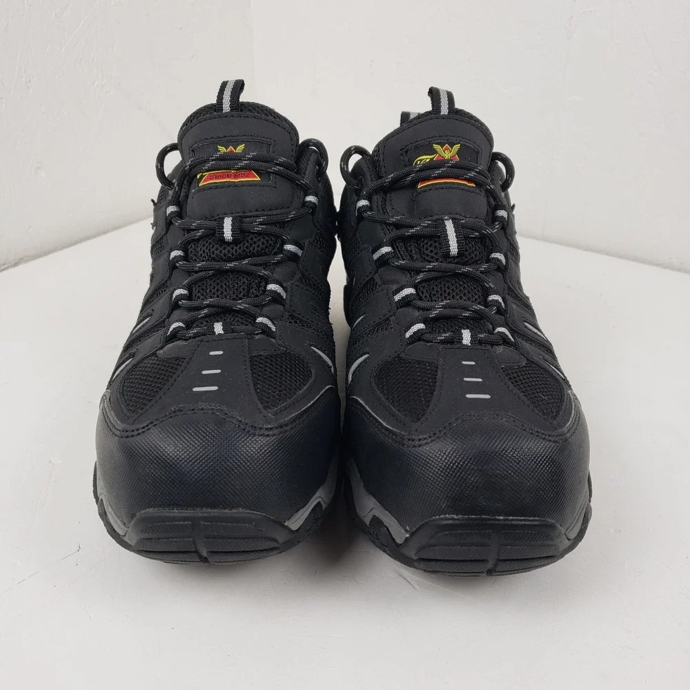 Thorogood 804-6293 Mens 9.5 M Waterproof Safety Toe Work Shoes Black EH